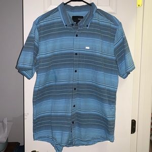 HURLEY - Striped Button-Up Shirt
